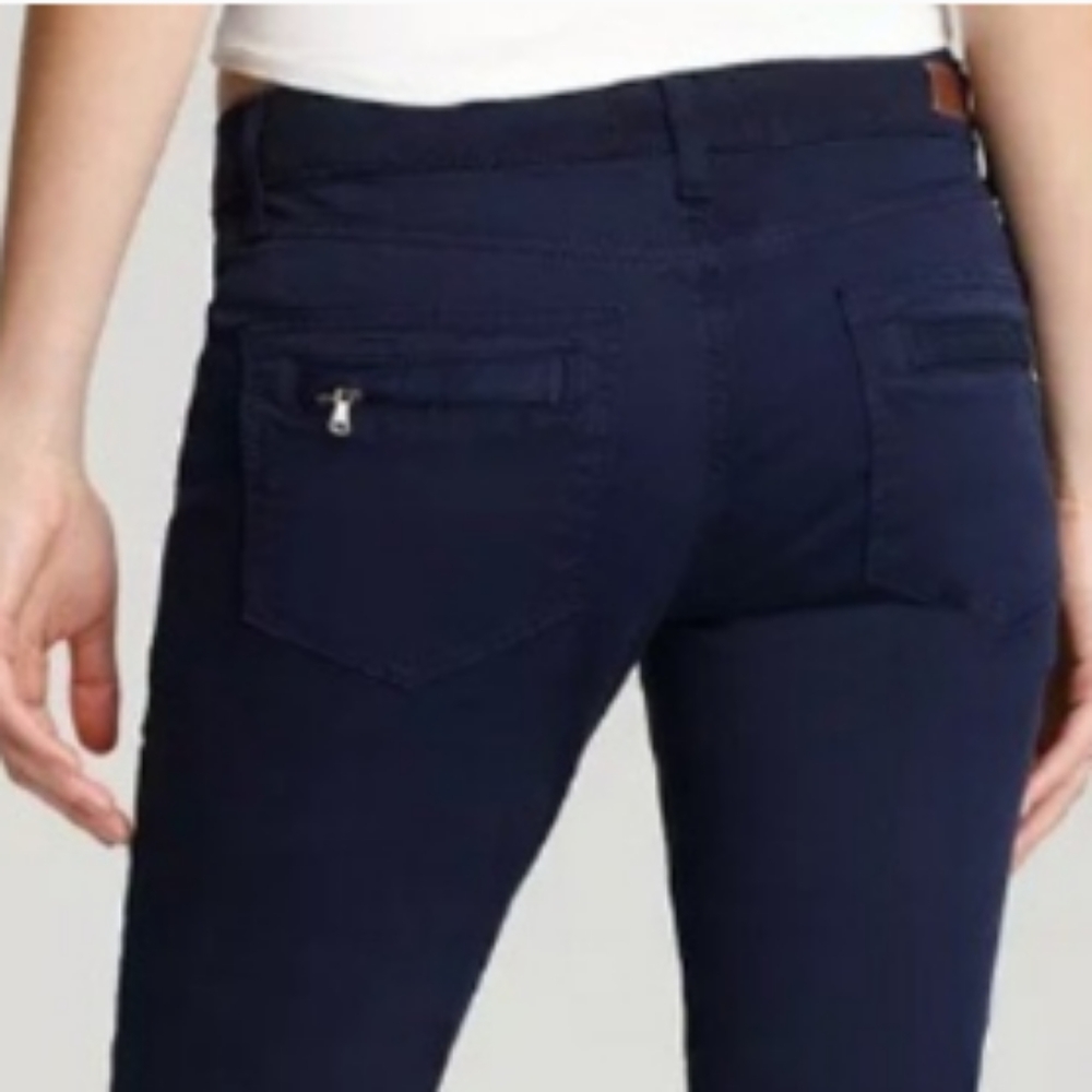 Paige MARLEY Skinny Zip moto pants, 31 - Picture 4 of 14